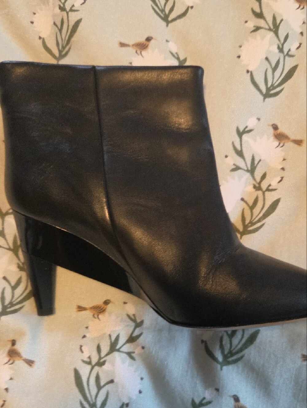 Isabel Marant Black Leather Pointed Ankle Booties - Picture 8 of 11